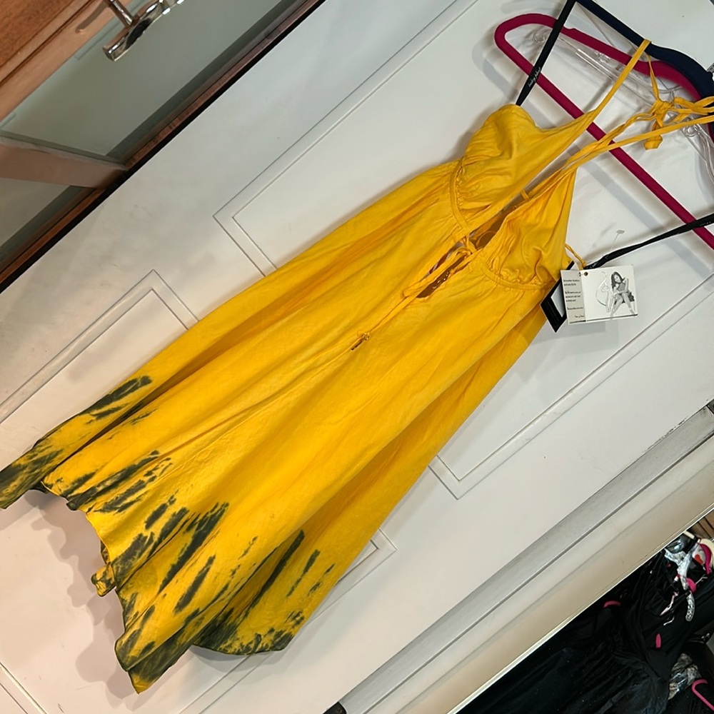 Vintage Baby Phat Yellow Dress-NWT-M